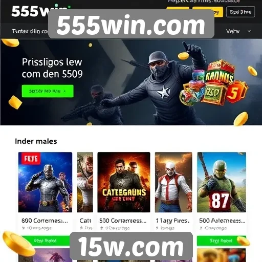 Análise das ofertas de jogos no site 555win