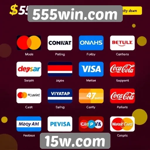 Métodos de pagamento oferecidos pelo 555win.com